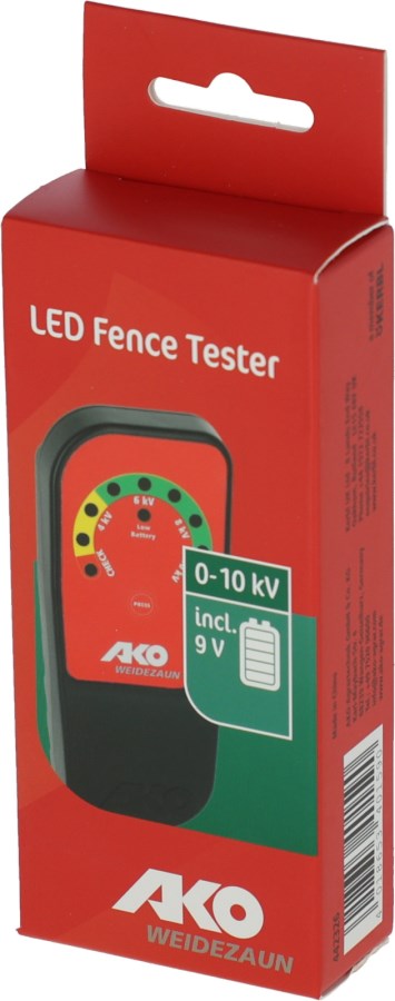 Zaunprüfer ohne Erdspieß mit LED-Anzeige