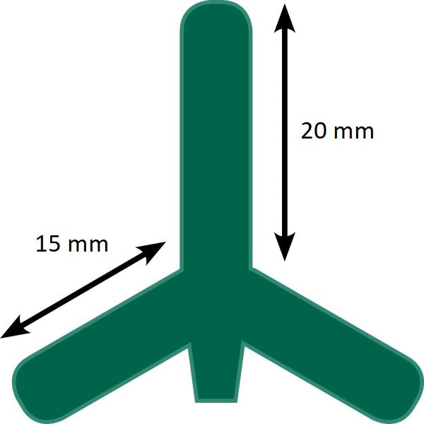 T-Pfosten Metallpfahl 240 cm hoch (200 Stück Setpreis) VERSANDKOSTENFREI