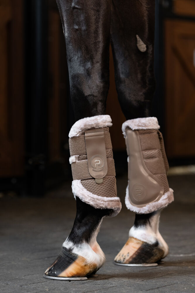 Gamaschen Mesh Faux Fur Platinum 25