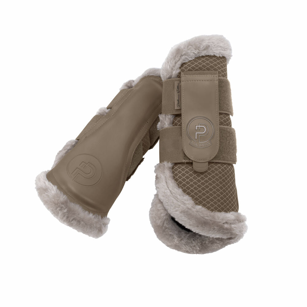 Gamaschen Mesh Faux Fur Platinum 25