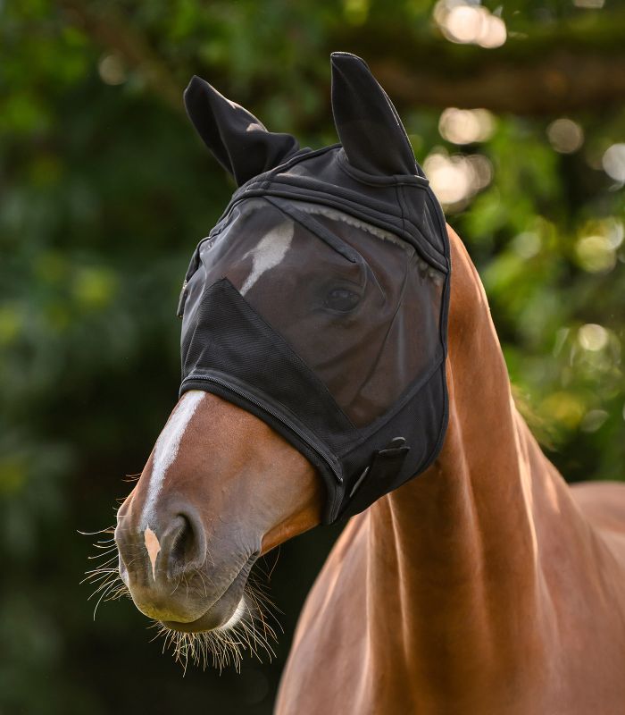 PREMIUM Fliegenmaske 3 in 1