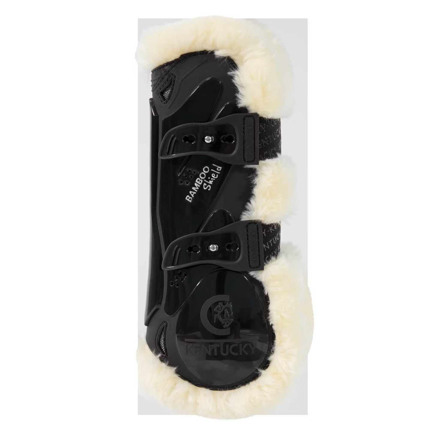 Kentucky Bamboo elastic Vegan Gamaschen mit Fell