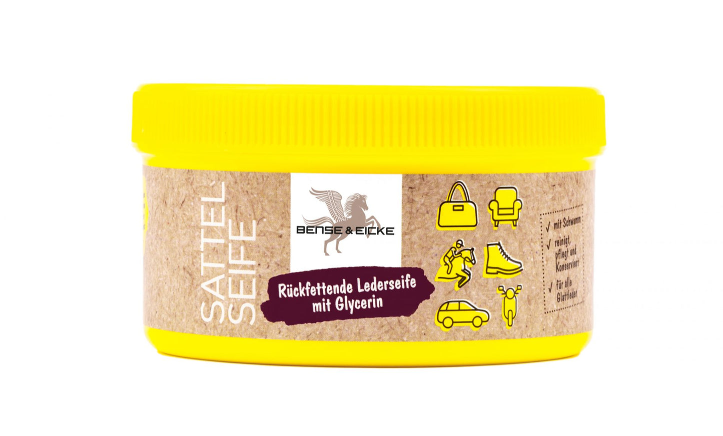 Sattelseife mit Schwann