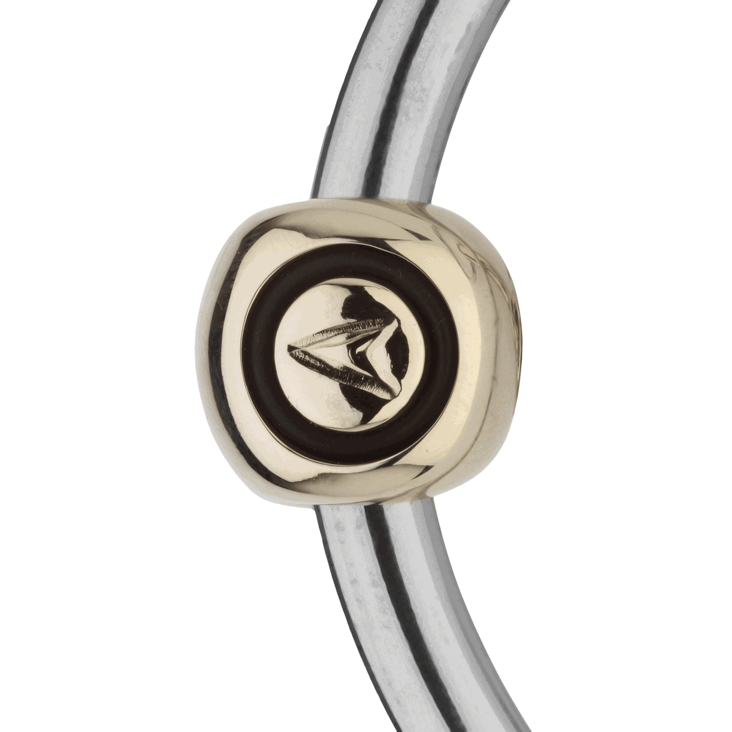 Dynamic RS Olivenkopfgebiss mit D-förmigem Ring 16 mm doppelt gebrochen