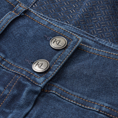 KLKayce, H-Shape, Denim-Reithose, Vollbesatz, Damen