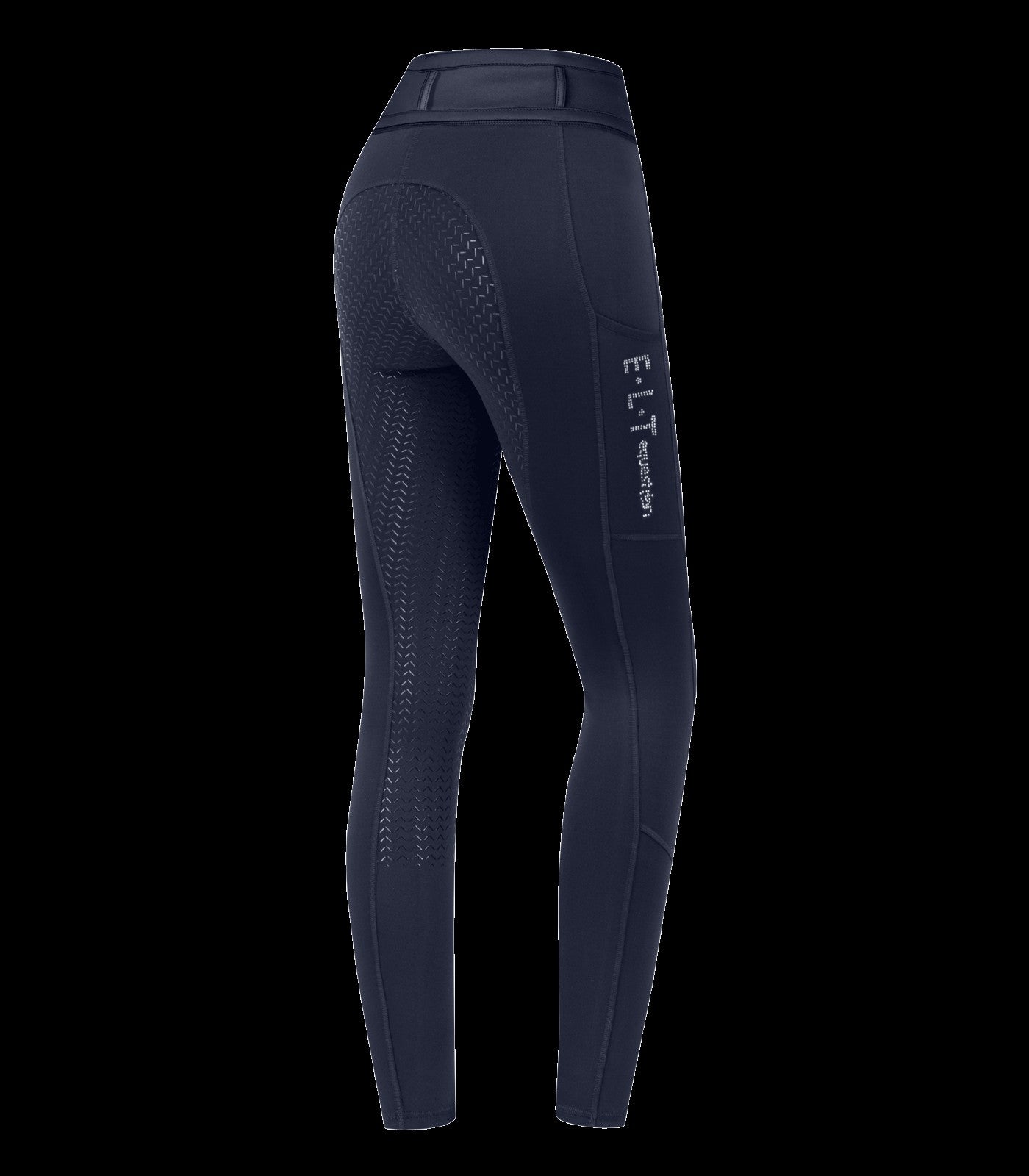 Kinder und Jugend Reitleggings Ella Glam Nachtblau