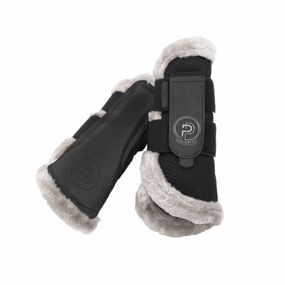 Gamaschen Mesh Faux Fur Platinum 25