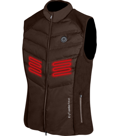 Heizweste E·L·T Comfort Heat espresso