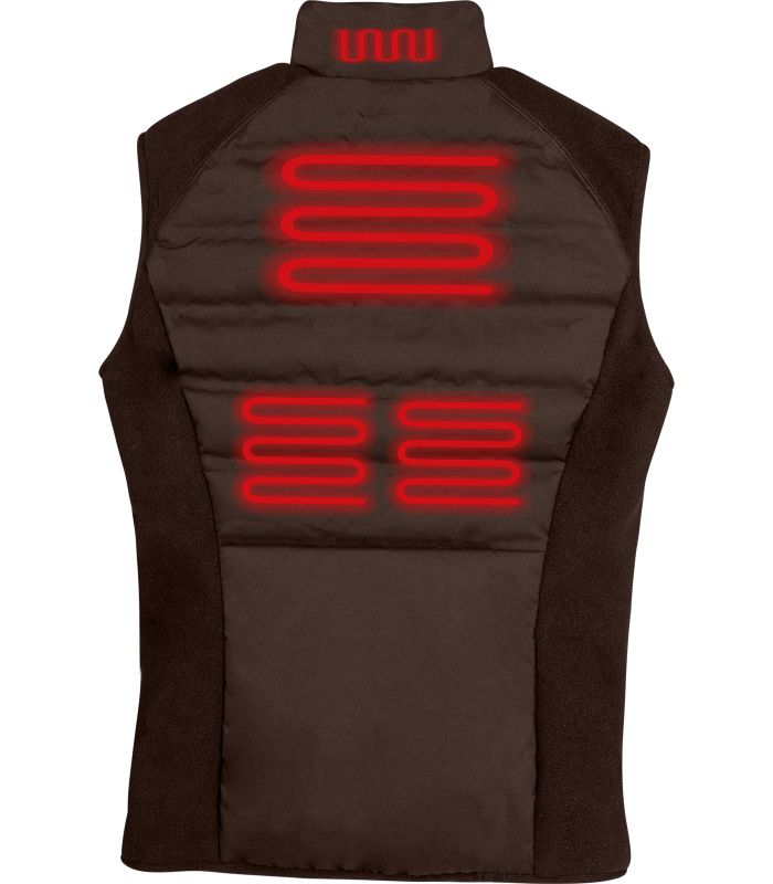 Heizweste E·L·T Comfort Heat espresso