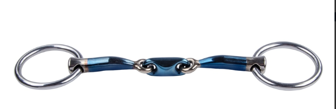 Sweet Iron doppelt gebrochene Wassertrense/Unterlegtrense von Trust