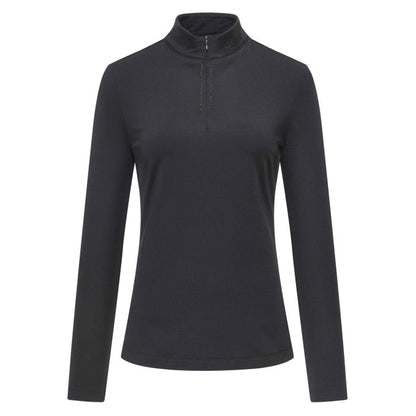 Shirt Damen ESAdeline, Rollkragen, black